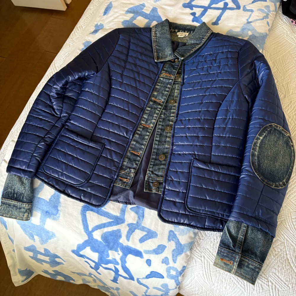 Tribal Jeans Denim/Puffer Jacket